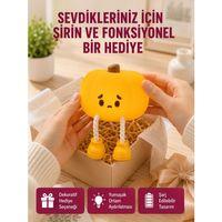 Şarjlı Pumpkin Led Masa Lambası Zamanlayıcılı Dokunmatik Yeni Nesil
