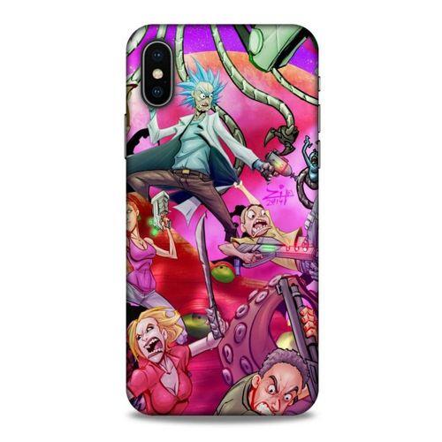 Apple iPhone XS Uyumlu Kılıf Rick And Morty (43) Thin Fit Kılıf Jerry C-500A