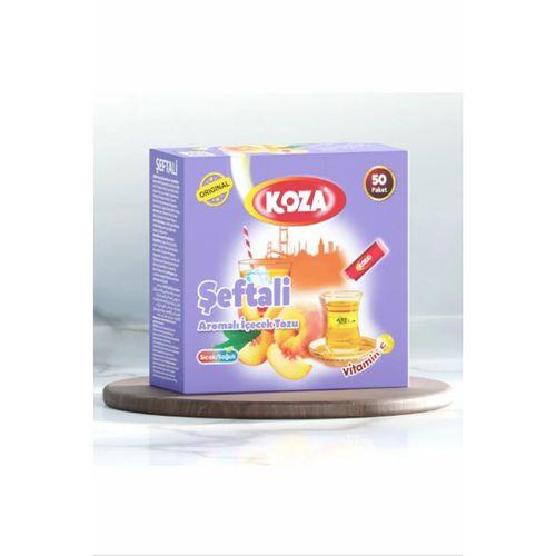 Koza Tek İçimlik Şeftali Aromalı Toz İçecek 50'li