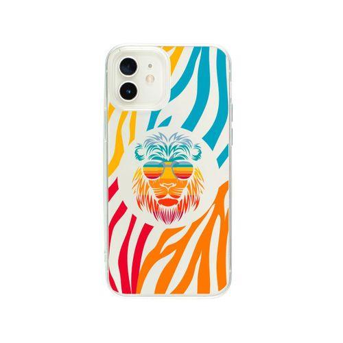 iPhone 12 Mini Color Leon Tasarımlı Premium Şeffaf Silikon Kılıf