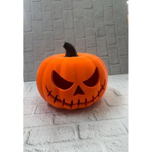 Kapaklı Balkabağı Dekor Kutusu 21×15 Cm Halloween Temalı Saklama