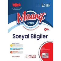 6. Sınıf Maarif Serisi Sosyal Bilgiler Haftalık Deneme Palme Yayınları