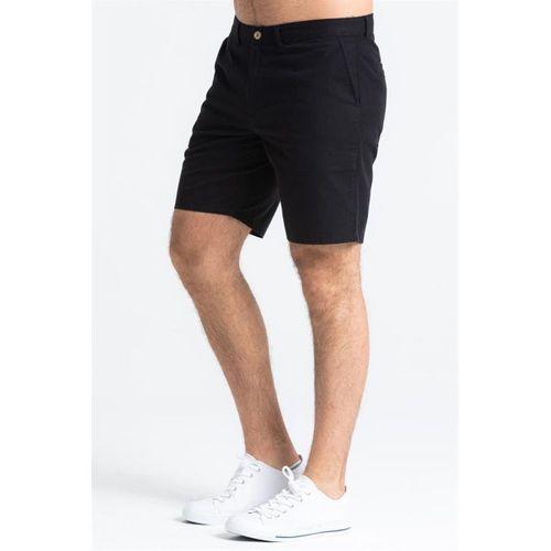 Ege Gabardin Erkek Şort Siyah Syh