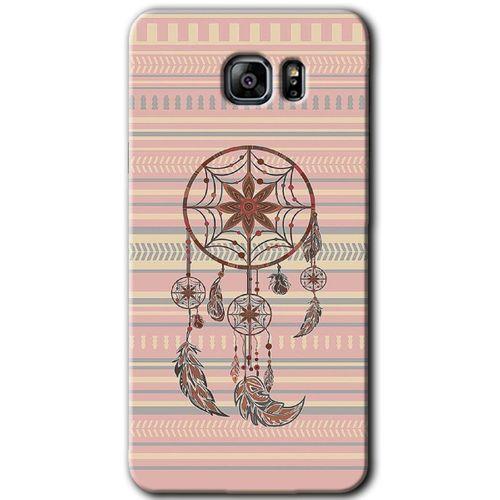 Samsung Galaxy Note 5 Kılıf HD Desen Baskılı Arka Kapak + Temperli Cam - Mandala Retro