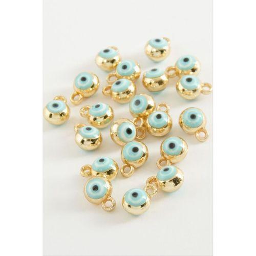 Nazar Tek Kulplu Mineli Bileklik ve Kolye Ucu Aparatı 1 Adet