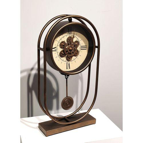 Özel Tasarım Metal  Çarklı Masa Saati
