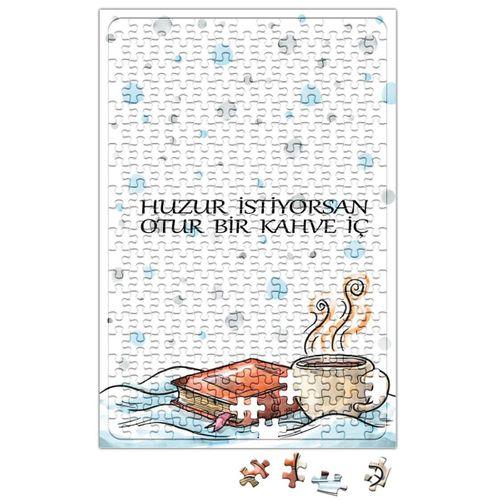 Huzur İstiyorsan, Kahve İç Puzzle 240 Parça Yapboz