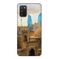Samsung Galaxy A03s Uyumlu Kılıf Azarbaijan (11) Tam Koruma Ateş Kuleleri