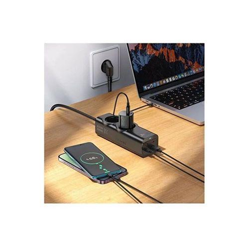 67w Hızlı Şarjlı Akıllı Çoklu Priz – 2000w Güç, 2 Usb-c + 2 Usb-a Çıkışlı, Telefon & Laptop Uyumlu