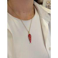 Balık Kolye - Kırmızı