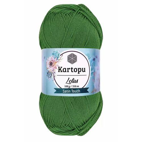 1 Adet Lotus Bikini Büstiyer Bluz Örgü İpi  K486 Çam Yeşili - mudanis