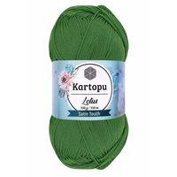 1 Adet Lotus Bikini Büstiyer Bluz Örgü İpi  K486 Çam Yeşili - mudanis