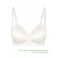 Alışveriş Meydanı Kadın Ekru Toparlayıcı Küçültücü Balensiz Boş Kap Sütyen