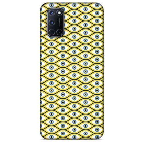 Nazarium (28) Desenli Silikon Kapak Oppo A92 Kılıf