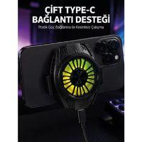 Manyetik Bağlantılı Çift Type-c Girişli Telefon Soğutucu