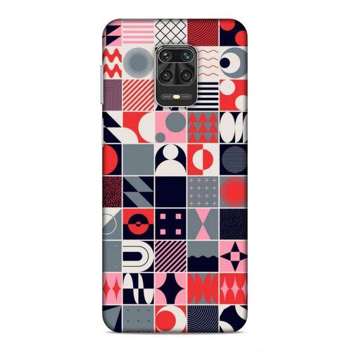 Xiaomi Redmi Note 9 Pro Uyumlu Kılıf Insomnia (26) Tpu Silikon Kılıf Kırmızı Krem