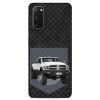 Lopard Samsung Galaxy S20 Uyumlu Kılıf PickUpX (20) Koruyucu Kılıf Beyaz Gümüş