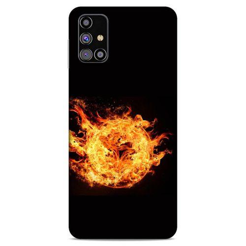 Lopard Samsung Galaxy M31s Uyumlu Kılıf FireX (31) TPU Kılıf Fireball