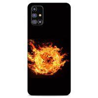Lopard Samsung Galaxy M31s Uyumlu Kılıf FireX (31) TPU Kılıf Fireball