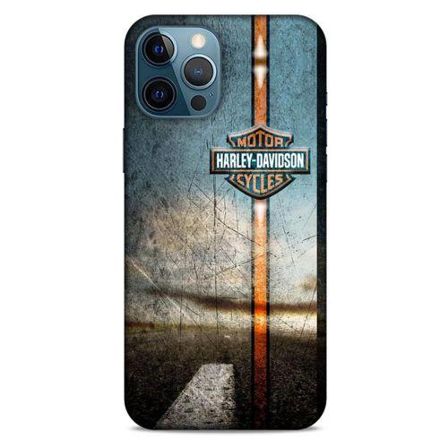 Apple iPhone 12 Pro Max Uyumlu Kılıf Motorsiklet (45) Liquid Air Kılıf Harley