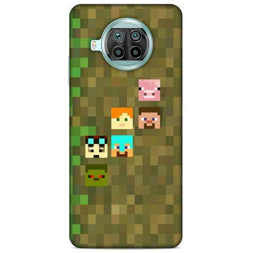 Lopard Xiaomi Mi 10T Lite 5G Uyumlu Kılıf PiXel (14) Lansman Kılıf Minecraft Karakterleri