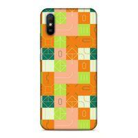 Xiaomi Redmi 9A Uyumlu Kılıf Insomnia (48) Bumper Kılıf Fıstık Yeşili Turuncu