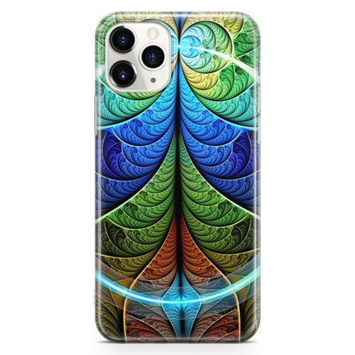 Apple iPhone 11 Pro Kılıf Fraktal Rofle Arka Kapak Koruma Desenli Full Koruyucu