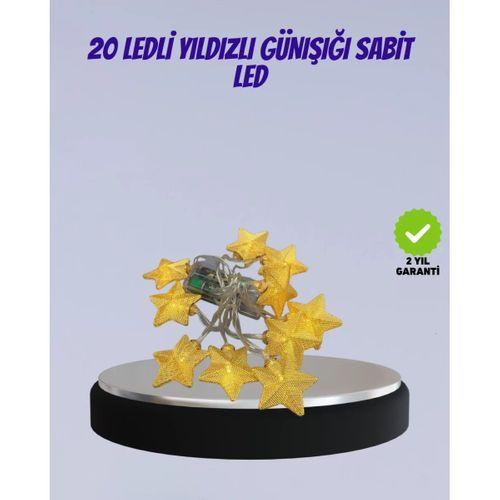 Yıldız Figürlü Led Şerit Işık 5m İç Mekan Dekor Aydınlatma