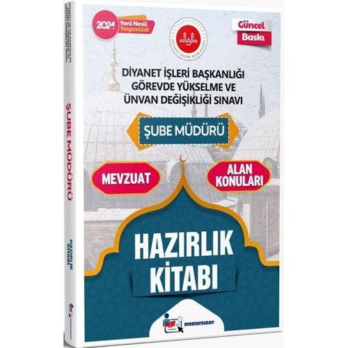 2024 Diyanet İşleri Başkanlığı GYS ve UDS Şube Müdürü Hazırlık Kitabı Memur Sınav