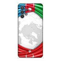 Samsung Galaxy A32 Uyumlu Kılıf Azarbaijan (17) Tasarım Kılıf Dünya Bayraklar