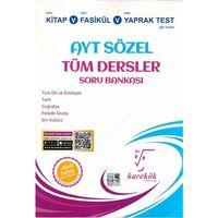 AYT Sözel Tüm Dersler Soru Bankası Karekök Yayınları