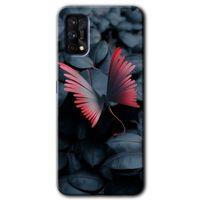 Realme 7 Pro Kılıf HD Desen Baskılı Arka Kapak - Dark Butterfly + Kırılmaz Cam
