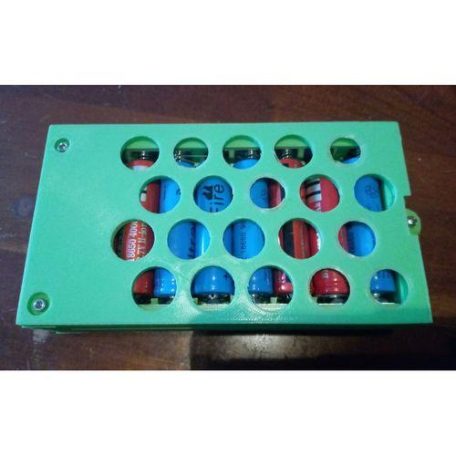 16x Paralel Düğme Top 18650 Pil Kılıf Tutucu - 5130458