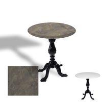 Dockers Çipa 1001 Döküm Ayak Yuvarlak Masa Çap 70cm - (Werzalit, Wermodin ve Allzalit Tabla) - Halong