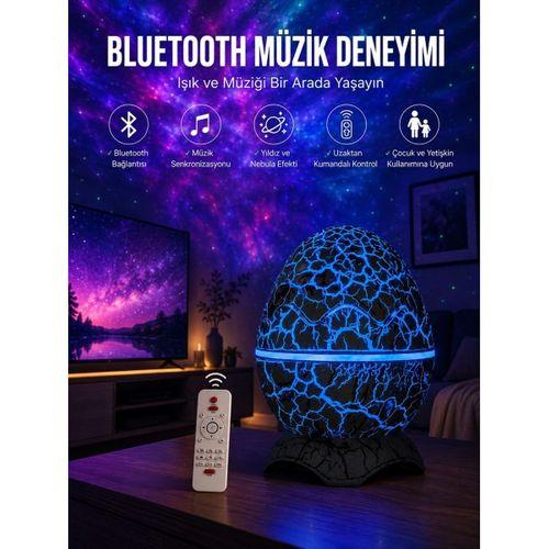 Dinozor Speaker Renk Değiştirme Projeksiyon Modu Bluetooth Hoparlör Gece Lambası Yeni Nesil