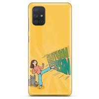 Samsung Galaxy M51 Kılıf Depresyon (44) Tough Armor Kılıf Mor Kahve