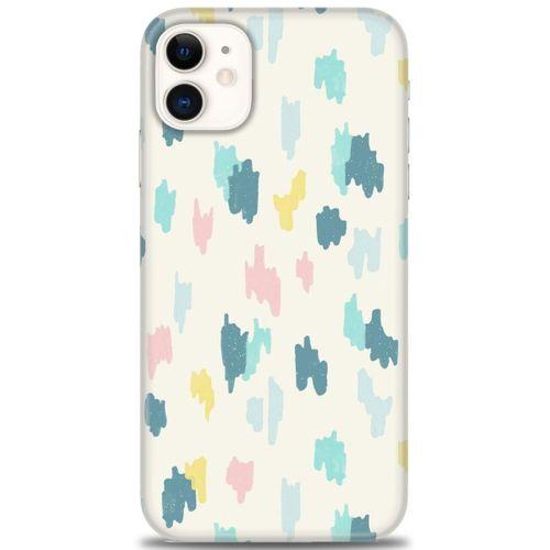 iPhone 11 Kılıf HD Baskılı Kılıf - Blue + Tam Ekran Koruyucu