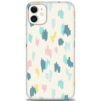 iPhone 11 Kılıf HD Baskılı Kılıf - Blue + Tam Ekran Koruyucu