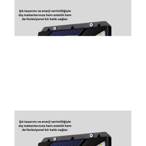 Güneş Enerjili Aydınlatma 100 Led Sensörlü Solar Dış Mekan Lamba