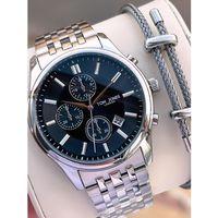 Tom Jones Bileklik Hediyeli Çelik Kordon 3 Atm Suya Dayanıklı 2 Yıl Garantili Erkek Kol Saati 10080.2