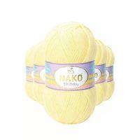 5 Adet Elite Baby El Örgü İpi Tüylenmeyen Bebek Yünü Limonata 3664