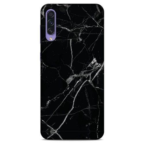 Mermer Desenli (17) Tema Tasarım Kılıf Siyah Samsung Galaxy A50s Kılıf