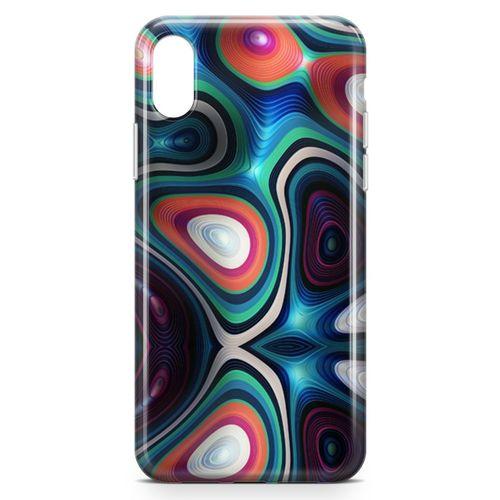 Apple iPhone XS Kılıf Elastik Hoparlör Arka Kapak Koruma Desenli Full Koruyucu