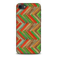 Lopard Apple Iphone 7 Uyumlu Kılıf Wood'X (34) Slim Armor Kılıf Desenli