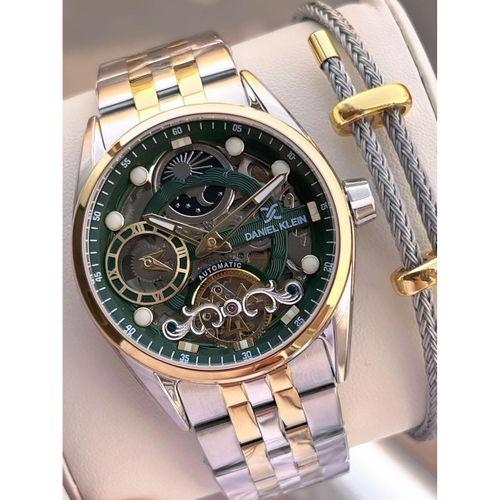 Daniel Klein Otomatik Mekanizma Mehtap Ve Güneş Kadranlı 2 Yıl Garantili Erkek Kol Saati OTM.13855.6