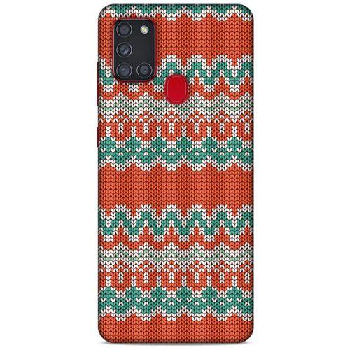Kazak (49) Desenli Silikon Kapak Telefon Kabı Samsung Galaxy A21s Kılıf