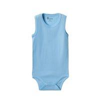 Mavi Askılı Body Zıbın 2-7 YAŞ Çocuklar İçin (1 ADET) Alttan Çıtçıtlı Özel Gereksinimli-D