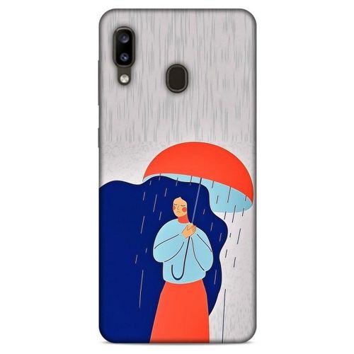 Samsung Galaxy A20 Kılıf Depresyon (6) Silikon Kılıf Su Yeşili