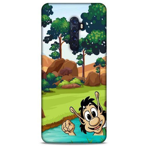 Retro (10) Desen Full Koruma Kılıfı Renkli Oppo Reno 2 Kılıf