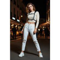 Siyah Kadın Kemer Deri Çoklu Tokalı Göğüs Detaylı - Brf1269